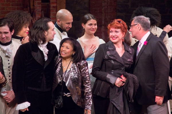 Photo Coverage: HAMILTON Cast Celebrates 40th Anniversary of A CHORUS LINE at the Public! Image