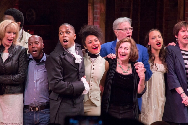 Photo Coverage: HAMILTON Cast Celebrates 40th Anniversary of A CHORUS LINE at the Public! Image