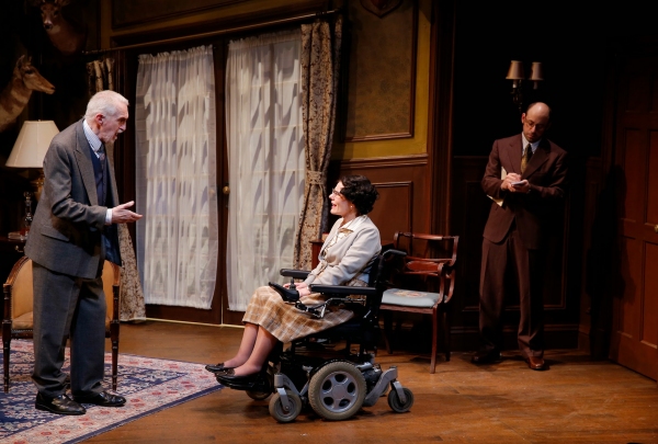 Lawrence Merritt (Inspector Ian Thomas), Ann Marie Morelli (Miss Bennett) and Anthony Photo