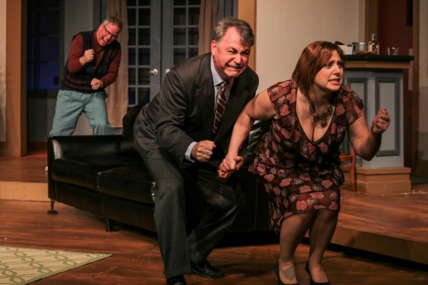 George McClure as Dickie, Andrew Fry as Henry, and Stacia Russell as Pamela Photo
