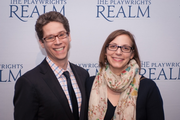 Will Miller and playwright Anna Ziegler Photo