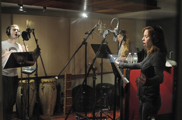 Photo Flash: In the Recording Studio with Laura Osnes, Derek Klena & More for LIKE YOU LIKE IT 