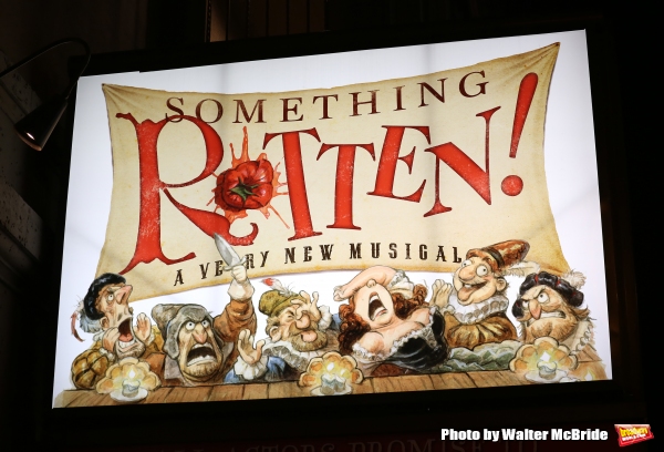 Photo Coverage: Brian d'Arcy James, Christian Borle & Cast of SOMETHING ROTTEN! Take Opening Night Bows on Broadway Image