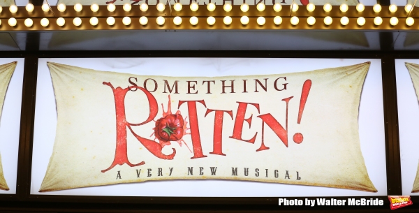 Photo Coverage: Brian d'Arcy James, Christian Borle & Cast of SOMETHING ROTTEN! Take Opening Night Bows on Broadway Image