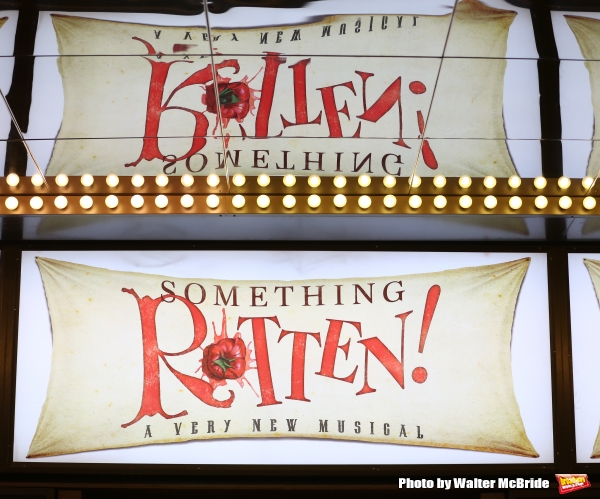Photo Coverage: Brian d'Arcy James, Christian Borle & Cast of SOMETHING ROTTEN! Take Opening Night Bows on Broadway Image