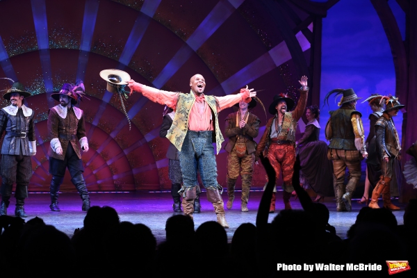 Photo Coverage: Brian d'Arcy James, Christian Borle & Cast of SOMETHING ROTTEN! Take Opening Night Bows on Broadway Image