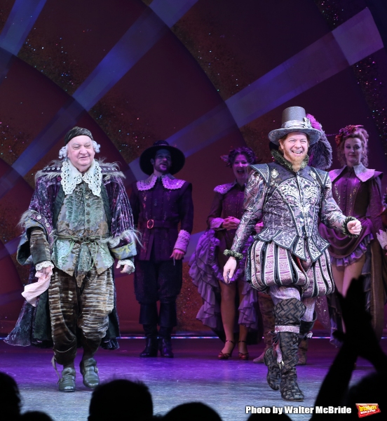 Photo Coverage: Brian d'Arcy James, Christian Borle & Cast of SOMETHING ROTTEN! Take Opening Night Bows on Broadway Image