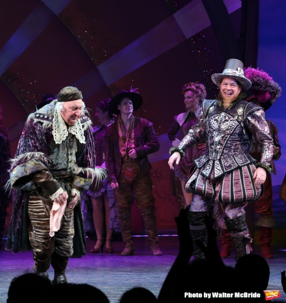 Photo Coverage: Brian d'Arcy James, Christian Borle & Cast of SOMETHING ROTTEN! Take Opening Night Bows on Broadway Image