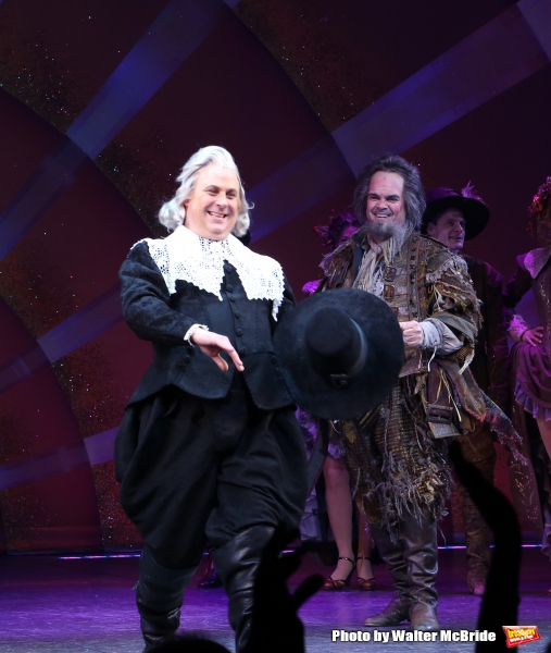 Photo Coverage: Brian d'Arcy James, Christian Borle & Cast of SOMETHING ROTTEN! Take Opening Night Bows on Broadway Image