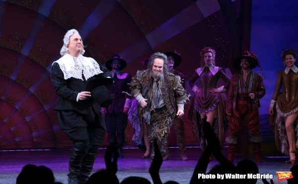 Photo Coverage: Brian d'Arcy James, Christian Borle & Cast of SOMETHING ROTTEN! Take Opening Night Bows on Broadway Image