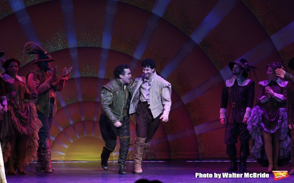 Photo Coverage: Brian d'Arcy James, Christian Borle & Cast of SOMETHING ROTTEN! Take Opening Night Bows on Broadway Image