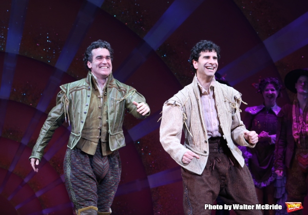 Photo Coverage: Brian d'Arcy James, Christian Borle & Cast of SOMETHING ROTTEN! Take Opening Night Bows on Broadway Image