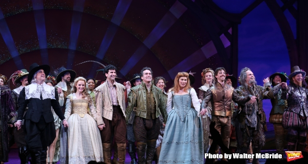 Photo Coverage: Brian d'Arcy James, Christian Borle & Cast of SOMETHING ROTTEN! Take Opening Night Bows on Broadway Image