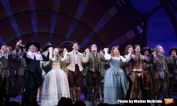 Photo Coverage: Brian d'Arcy James, Christian Borle & Cast of SOMETHING ROTTEN! Take Opening Night Bows on Broadway Image
