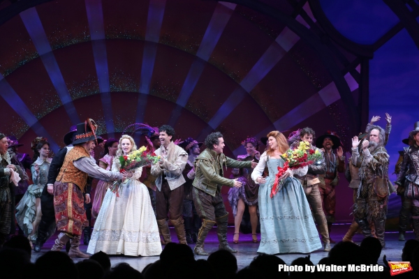 Photo Coverage: Brian d'Arcy James, Christian Borle & Cast of SOMETHING ROTTEN! Take Opening Night Bows on Broadway Image