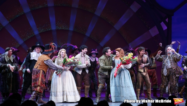 Photo Coverage: Brian d'Arcy James, Christian Borle & Cast of SOMETHING ROTTEN! Take Opening Night Bows on Broadway Image