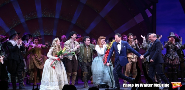 Photo Coverage: Brian d'Arcy James, Christian Borle & Cast of SOMETHING ROTTEN! Take Opening Night Bows on Broadway Image