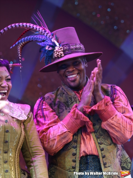 Photo Coverage: Brian d'Arcy James, Christian Borle & Cast of SOMETHING ROTTEN! Take Opening Night Bows on Broadway Image