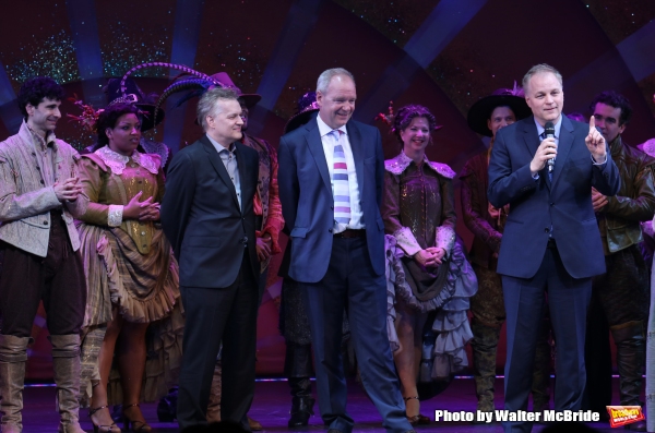 Photo Coverage: Brian d'Arcy James, Christian Borle & Cast of SOMETHING ROTTEN! Take Opening Night Bows on Broadway Image