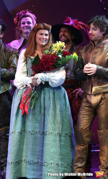 Photo Coverage: Brian d'Arcy James, Christian Borle & Cast of SOMETHING ROTTEN! Take Opening Night Bows on Broadway Image