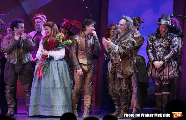Photo Coverage: Brian d'Arcy James, Christian Borle & Cast of SOMETHING ROTTEN! Take Opening Night Bows on Broadway Image
