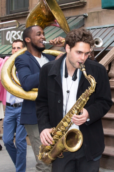 Photo Coverage: AIRLINE HIGHWAY Cast Parades to the Samuel J. Friedman Theatre Image