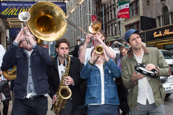 Photo Coverage: AIRLINE HIGHWAY Cast Parades to the Samuel J. Friedman Theatre Image