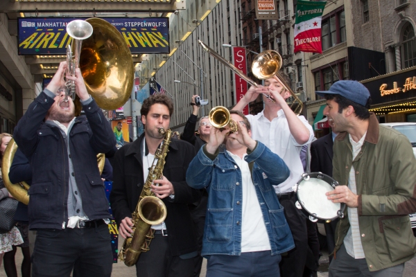 Photo Coverage: AIRLINE HIGHWAY Cast Parades to the Samuel J. Friedman Theatre  Image