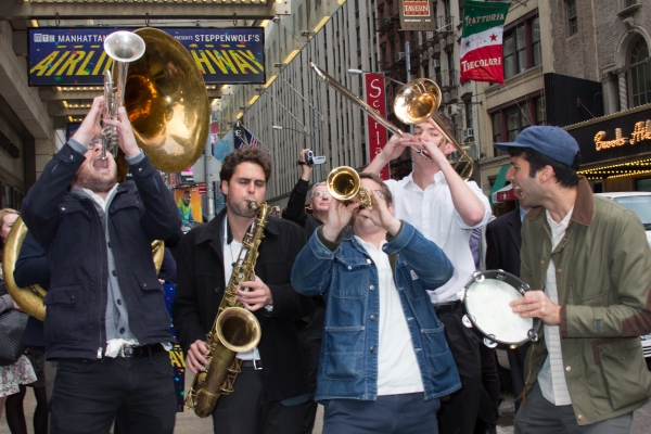 Photo Coverage: AIRLINE HIGHWAY Cast Parades to the Samuel J. Friedman Theatre Image