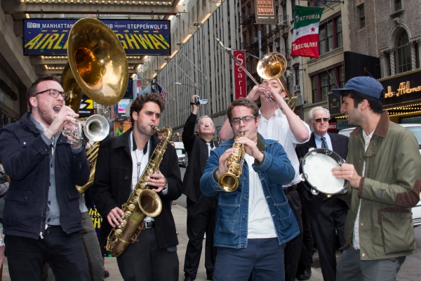Photo Coverage: AIRLINE HIGHWAY Cast Parades to the Samuel J. Friedman Theatre Image