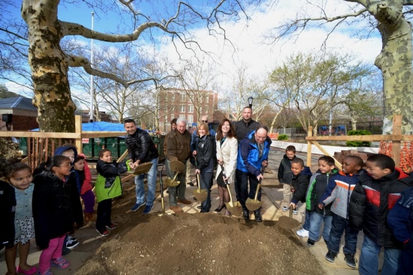 Photo Flash: Construction Begins on Garden-Themed Playground in Evergreen Park  Image