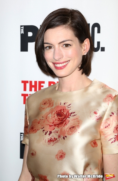 Photo Coverage: Anne Hathaway Celebrates Opening Night of GROUNDED at the Public! Image