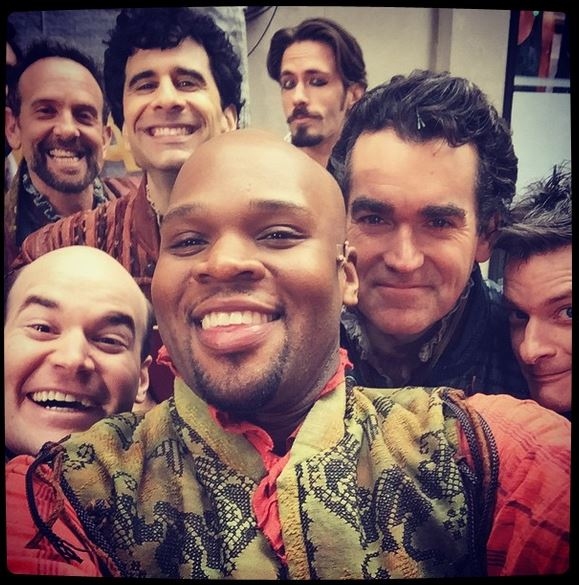 Photo Flash: SOMETHING ROTTEN! Cast Poses For Selfie at TODAY Performance Image