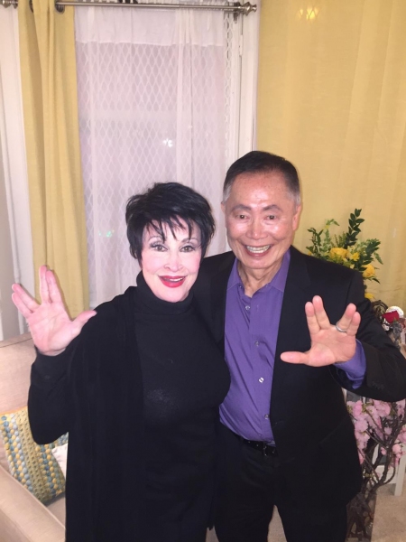 Photo Flash: George Takei Pays a Visit to Chita Rivera on Broadway Image