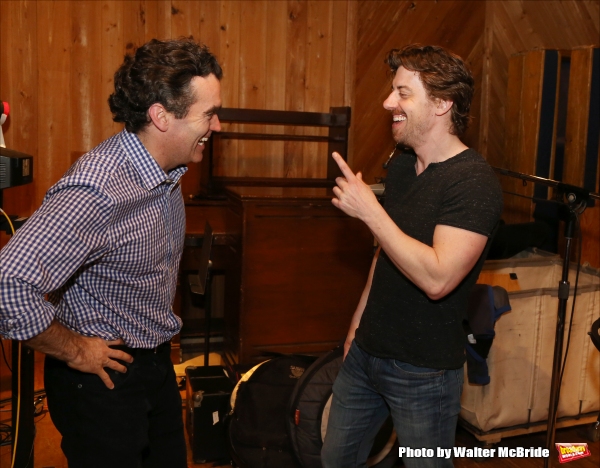 Photo Coverage: In the Recording Studio with Broadway's SOMETHING ROTTEN! Image