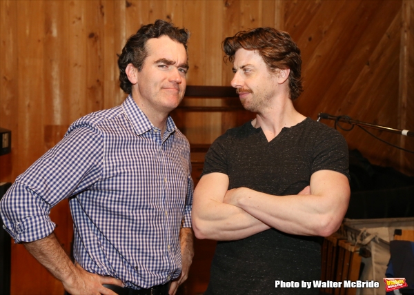 Photo Coverage: In the Recording Studio with Broadway's SOMETHING ROTTEN! Image