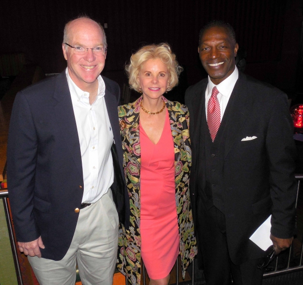 Dr. William L. Barrett, Melody S. Richardson and Courtis Fuller Photo