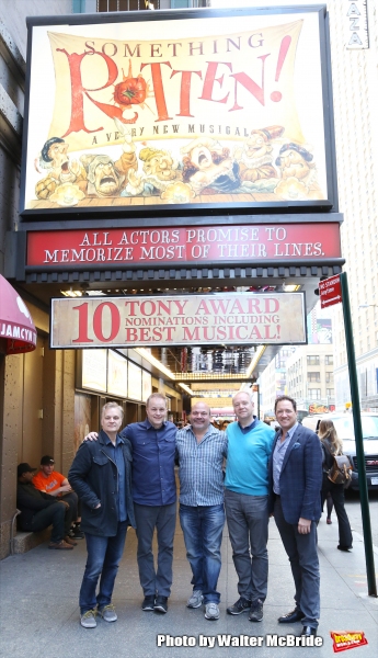 Photo Coverage: SOMETHING ROTTEN! Celebrates 10 Tony Award Nominations! Image