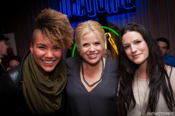 Emmy Raver-Lampman, Megan Hilty and Carrie Manolakos Photo