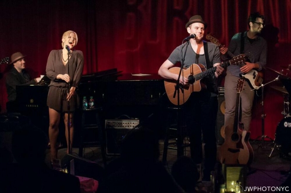 Photo Flash: Brian Gallagher and Megan Hilty Celebrate ALL THAT'S AHEAD at Birdland 