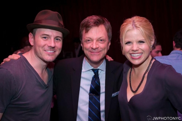 Megan Hilty, Jim Caruso and Brian Gallagher Photo