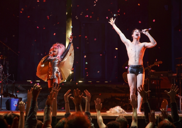 Photo Flash: A Fabulous First Look at Darren Criss and Rebecca Naomi Jones in HEDWIG on Broadway! Image