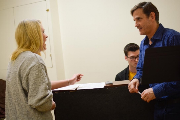 Photo Flash: Inside Rehearsal for DUETS with The Write Teacher(s) at 54 Below 