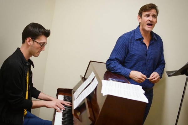 Photo Flash: Inside Rehearsal for DUETS with The Write Teacher(s) at 54 Below 
