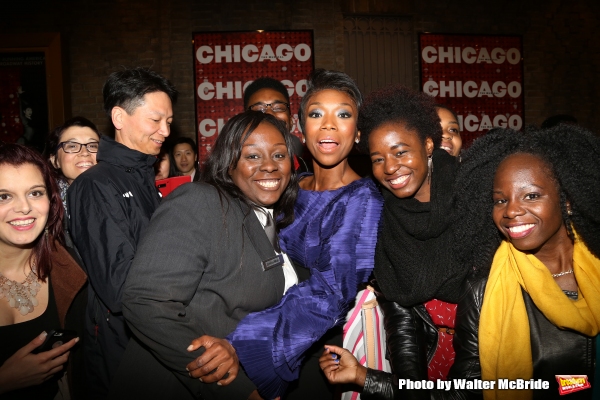 Photo Coverage: Broadway's Newest Murderess, Brandy Norwood, Greets Fans Backstage at CHICAGO! Photo Coverage: Broadway's Newest Murderess, Brandy Norwood, Greets Fans Backstage at CHICAGO! Image