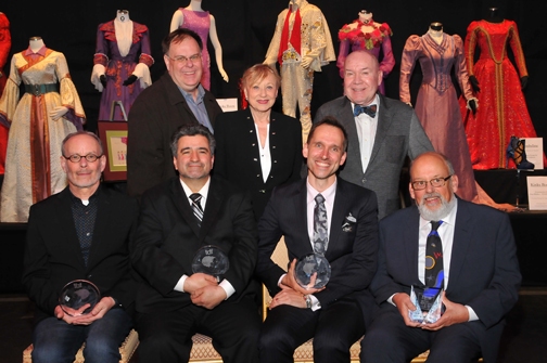 Awardees (sitting -  Jess Goldstein, Gino Bifulco, Brian C. Hemesath, Douglas W. Schm Photo