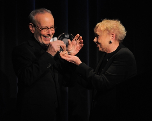 Lifetime Achievement Awardee Jess Goldstein and presenter Jane Greenwood Photo