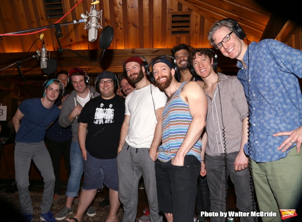 Photo Coverage: In the Recording Studio with the Cast of Broadway's FINDING NEVERLAND; Album Out Next Month! Image