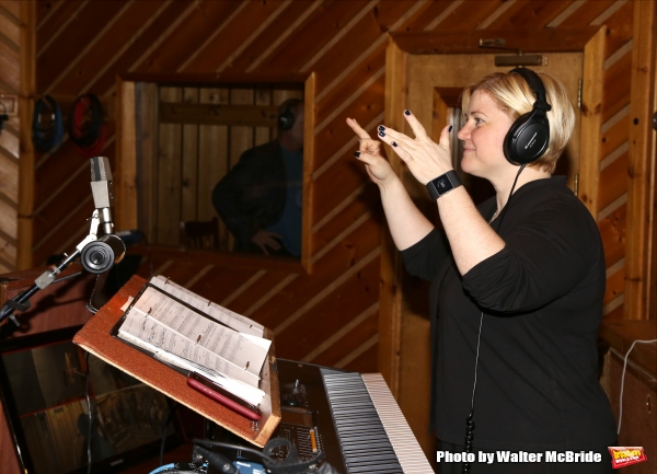 Photo Coverage: In the Recording Studio with the Cast of Broadway's FINDING NEVERLAND; Album Out Next Month! Image