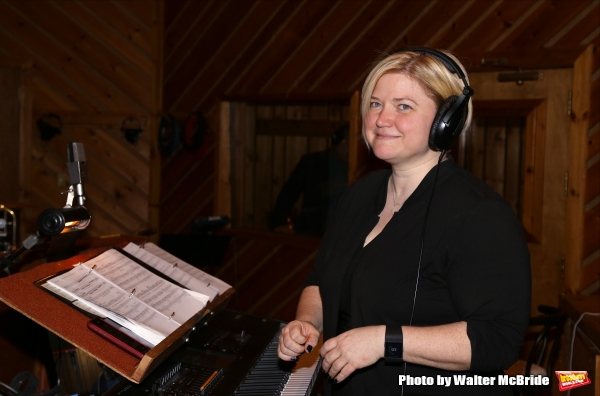 Photo Coverage: In the Recording Studio with the Cast of Broadway's FINDING NEVERLAND; Album Out Next Month! Image